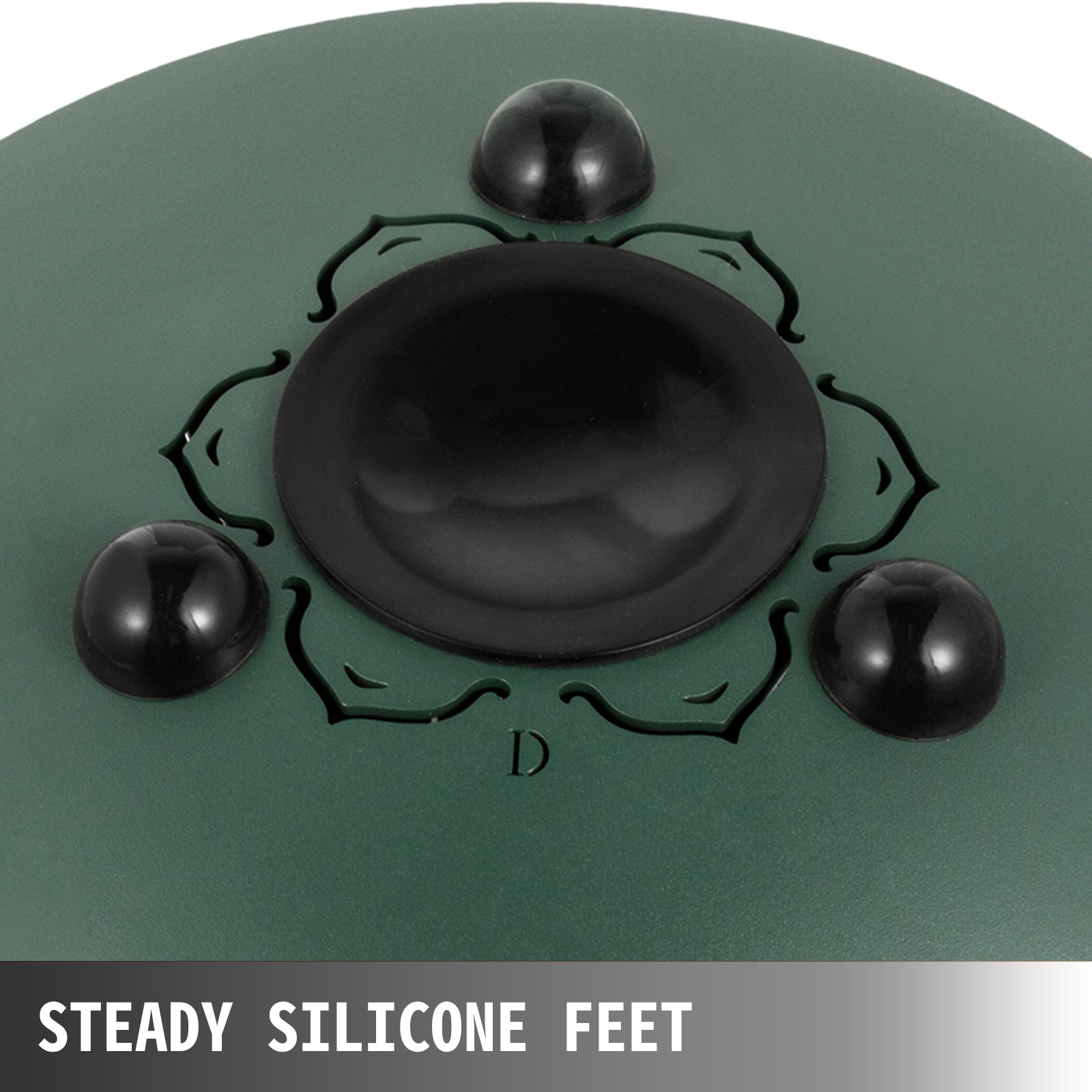 VEVOR 10\'\' Acero Tambor De Lengua Handpan D Mayor 11 Notas Tankdrum Con Bolso Mazos