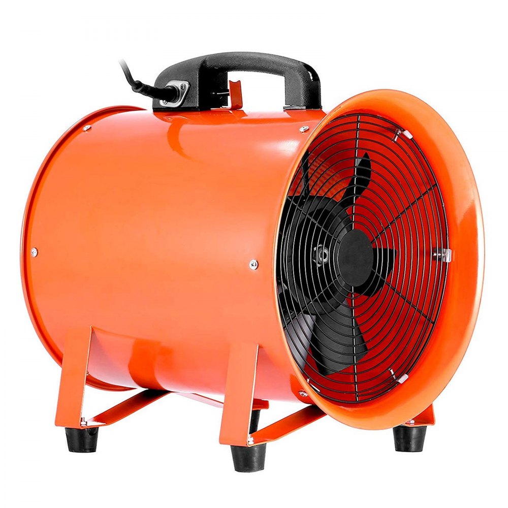 Ventilador Industrial De 10" Soplador Portátil De 250mm Velocidad 2800-3300rpm