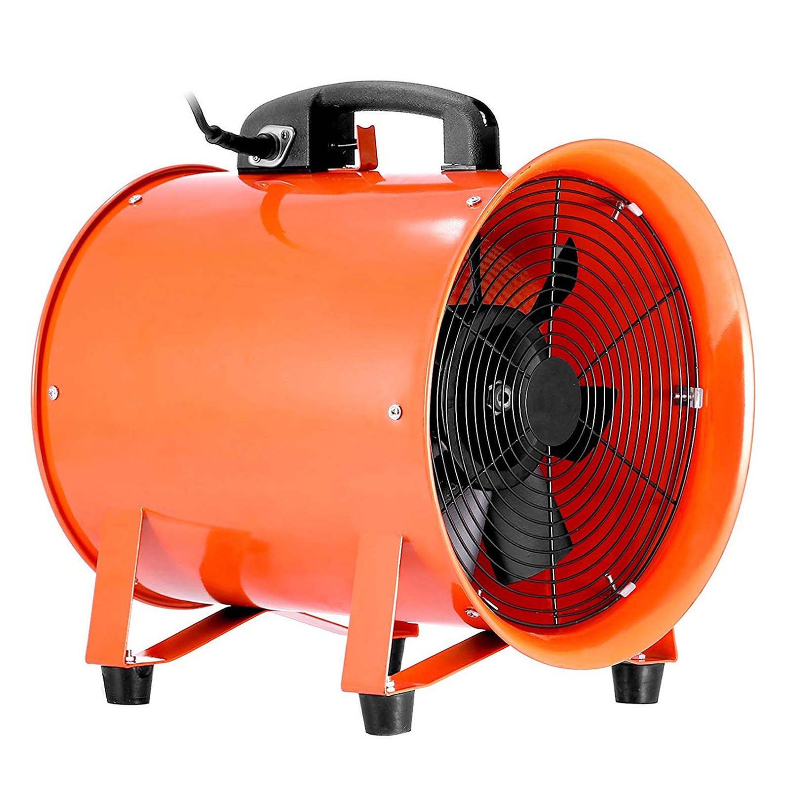 Ventilador Industrial De 10" Soplador Portátil De 250mm Velocidad 2800-3300rpm