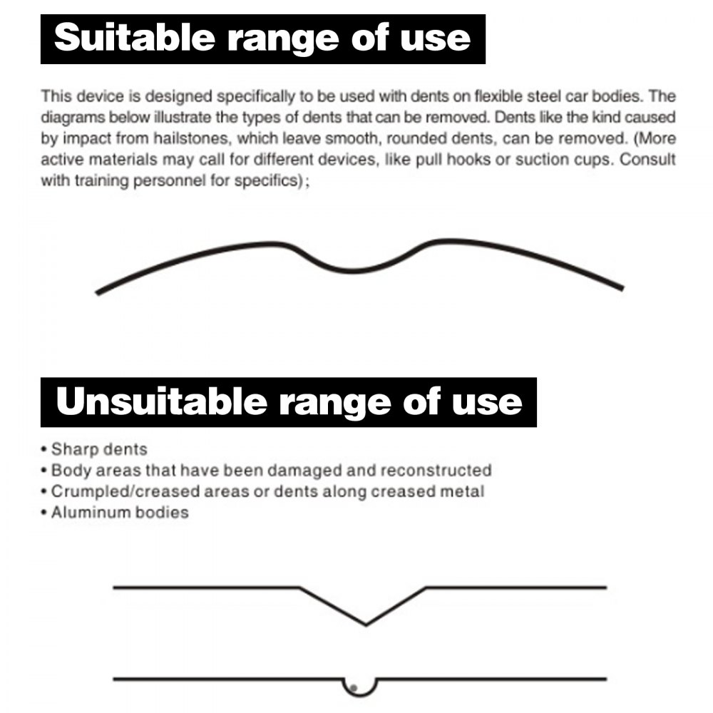 VEVOR Máquina de Calentador PDR de Inducción 1100W Herramienta de Reparación de Abolladuras