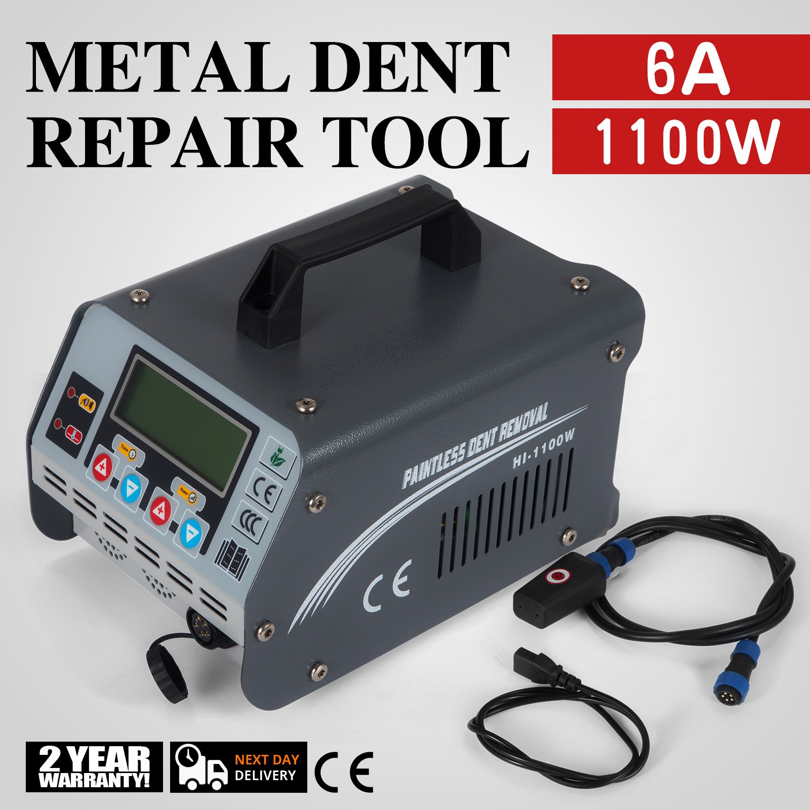 VEVOR Máquina de Calentador PDR de Inducción 1100W Herramienta de Reparación de Abolladuras