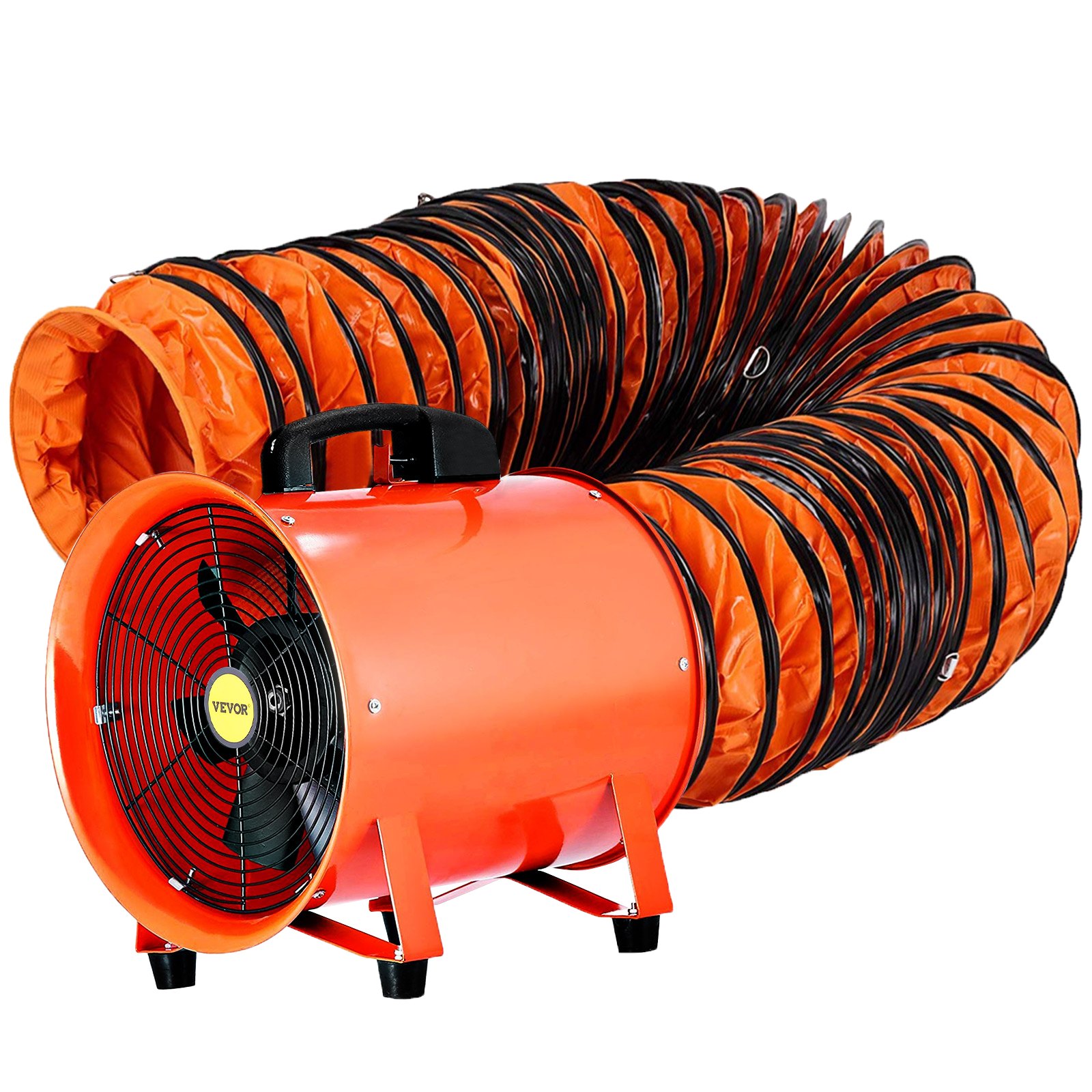 Vevor Extractor De Humos 300mm Ventilador Axial Industrial Soplador Aire 520w Conducto Aire Rotación Alta