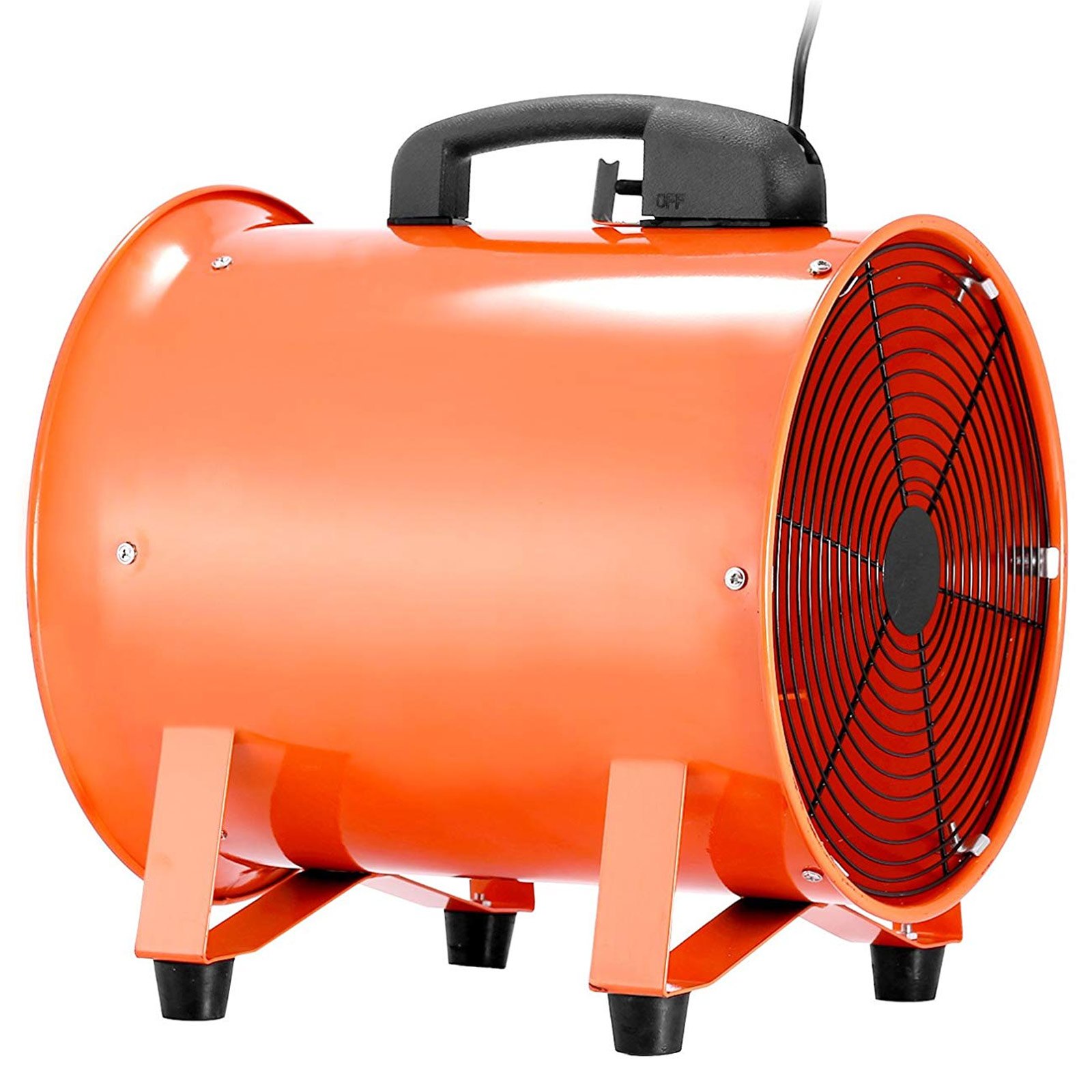 Vevor Extractor De Humos 300mm Ventilador Axial Industrial Soplador Aire 520w Conducto Aire Rotación Alta