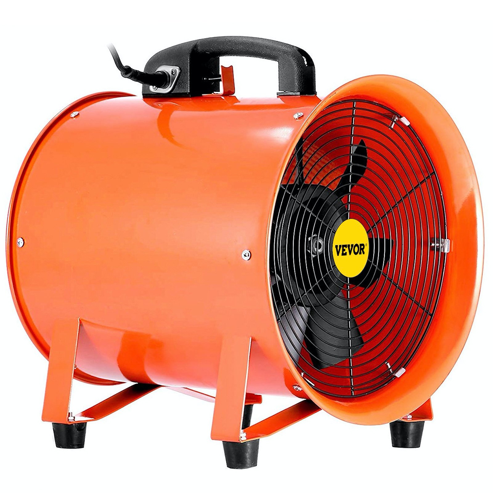 Vevor Extractor De Humos 300mm Ventilador Axial Industrial Soplador Aire 520w Conducto Aire Rotación Alta