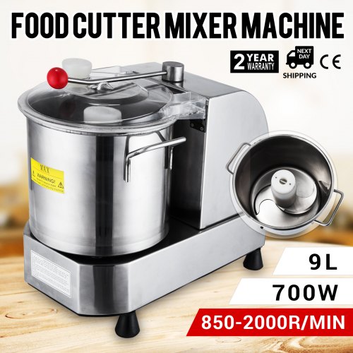 Batidora Amasadora 9l 700w W/ Double Blades Dough Mixer