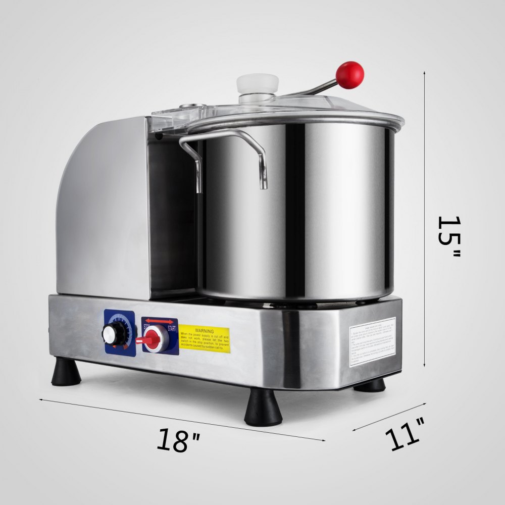 Batidora Amasadora 9l 700w W/ Double Blades Dough Mixer