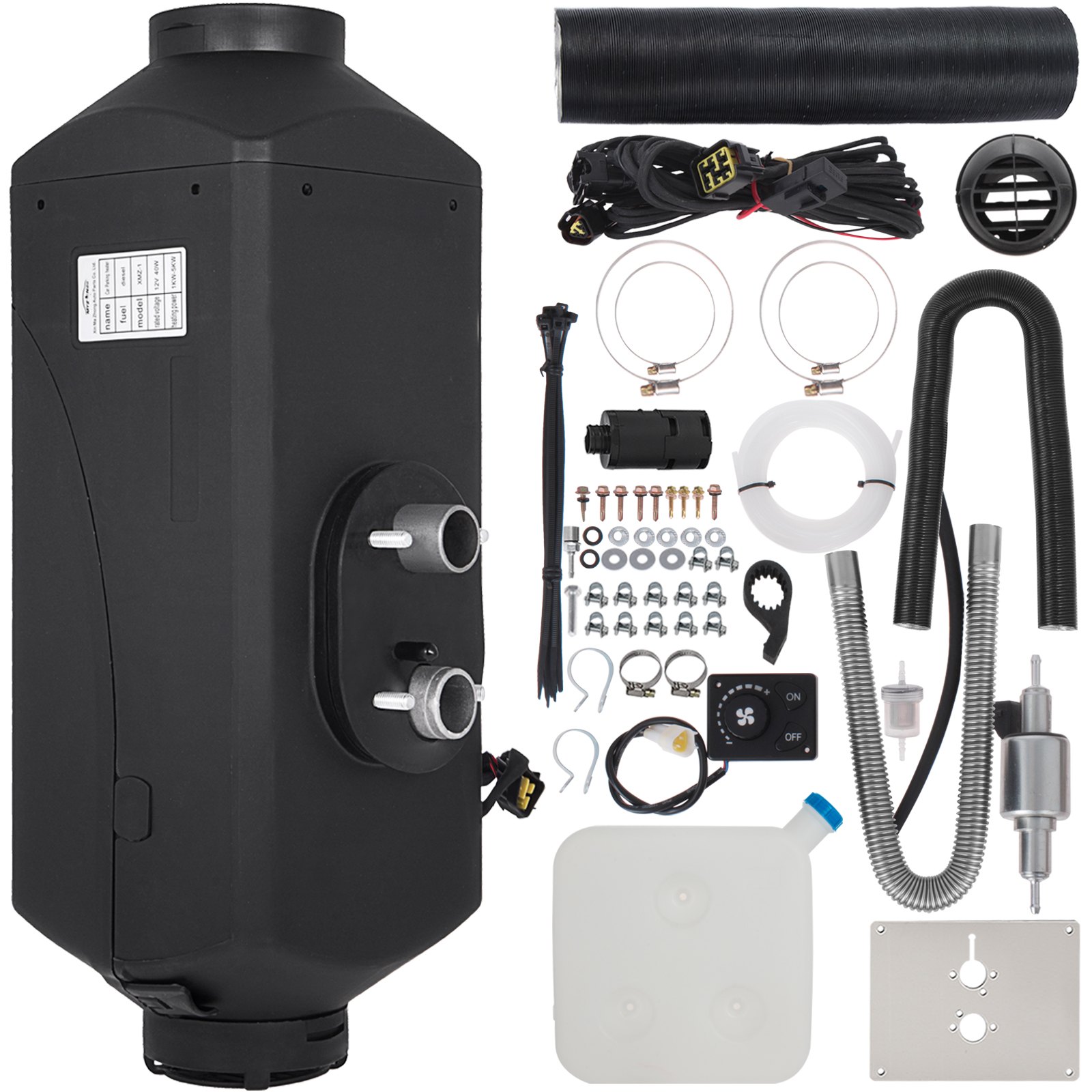 Calentador De Aire Diesel Air Heater 5kw 5000 W 12v Para Autocaravanas Camiones