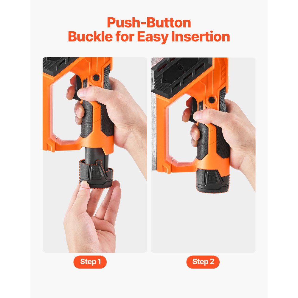 VEVOR Batería de Iones de Litio Portátil de Repuesto, 12 V y 2 Ah, con Adaptador Universal, Fácil de Transportar, Compatible con Interfaces Makita, Cepilladora Eléctrica Inalámbrica VEVOR, 1 ud
