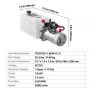 VEVOR Bomba Hidráulica de Simple Efecto 7 Cuartos 12 V CC, Bomba del Remolque Volquete Caudal de 3,4 L/min, Presión Máxima de Alivio de 22 MPa, para Elevación de Vehículos, Elevadores de Tijera