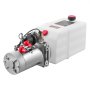 VEVOR Bomba Hidráulica de Simple Efecto 7 Cuartos 12 V CC, Bomba del Remolque Volquete Caudal de 3,4 L/min, Presión Máxima de Alivio de 22 MPa, para Elevación de Vehículos, Elevadores de Tijera