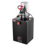 VEVOR Bomba Hidráulica de Efecto Doble 20 Cuartos 12 V CC, Bomba del Remolque Volquete Caudal de 3,4 L/min, con Depósito Metálico para Elevación de Vehículos, Elevadores de Tijera, Apiladores