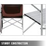 VEVOR Cocina para acampar al aire libre, muebles de jardín plegables, Armario de almacenamiento ajustable para acampada