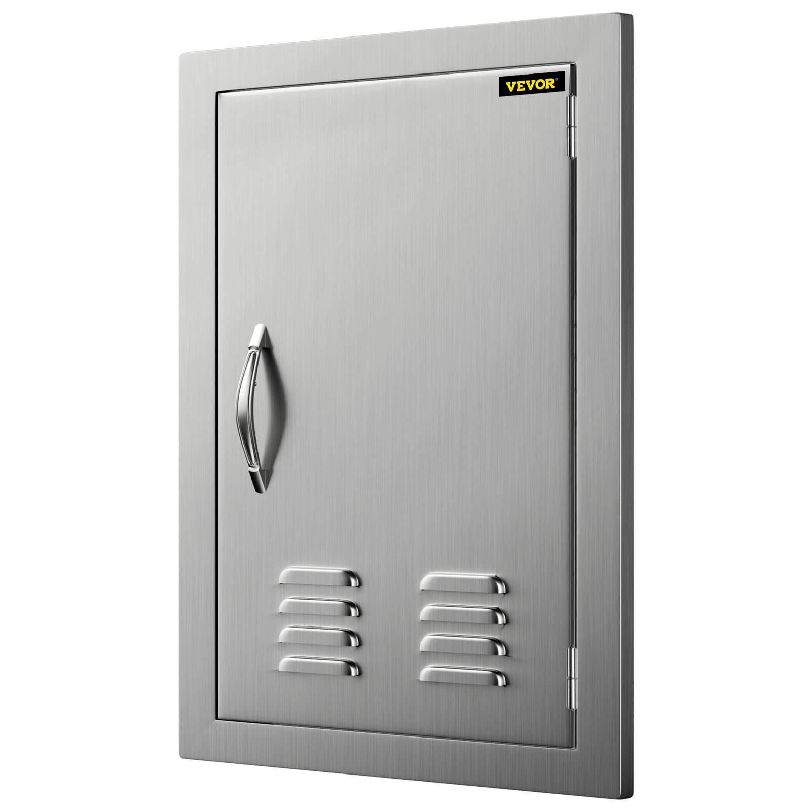 VEVOR Puerta de Acero Inoxidable para Cocina al Aire Libre 43,2 x 60,9 cm, Isla para Asador y Cocina para Exteriores, con Tamaño del Recorte de 37,3 x 55,9 cm, Puerta de Acero Inoxidable para Barbacoa