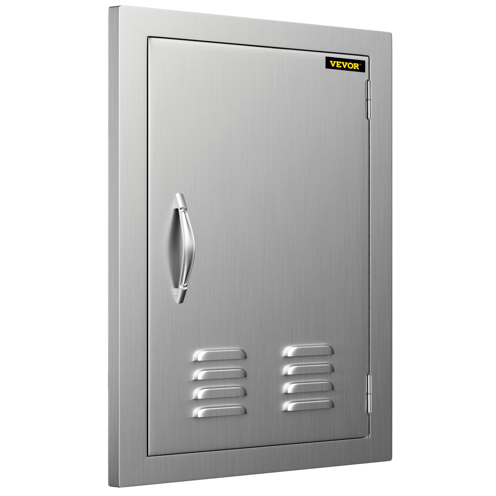 VEVOR Puerta de Acero Inoxidable para Cocina al Aire Libre 43,2 x 60,9 cm, Isla para Asador y Cocina para Exteriores, con Tamaño del Recorte de 37,3 x 55,9 cm, Puerta de Acero Inoxidable para Barbacoa