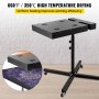 VEVOR  Secador para Impresión de Pantalla Soporte Ajustable 2,000 W, Secadora de Flash de Calidad con Altura Ajustable Negro, con Caja de Control Eléctrico 45 x 45 cm