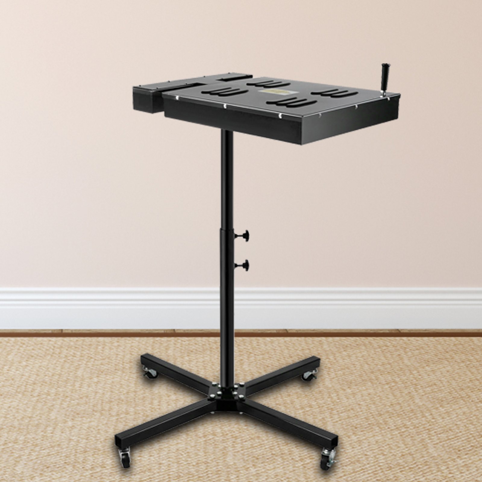 VEVOR Secador Flash, Equipo de Curado para Camiseta de Serigrafía de 45 x 60 cm, con Caja de Control Eléctrico, Secadora de Flash de Calidad con Altura Ajustable Negro