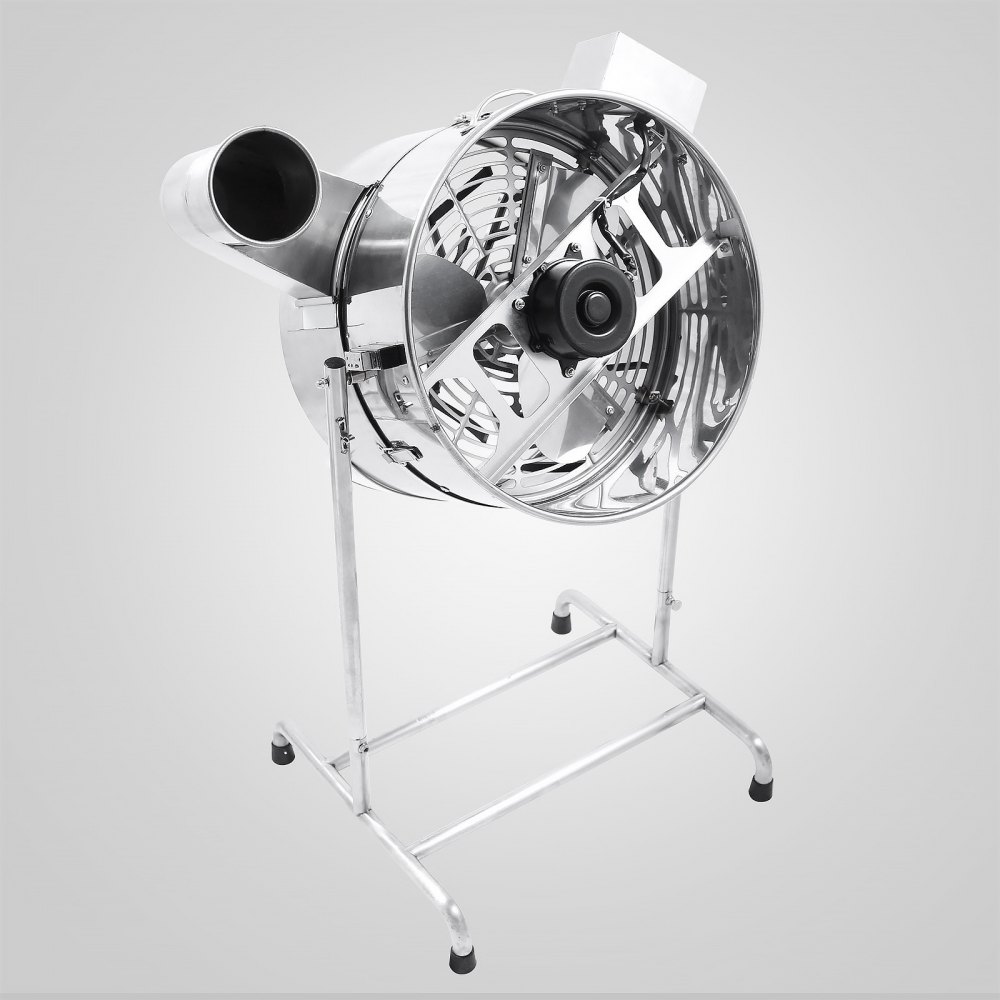 VEVOR Cortador de Brotes y Plantas Eléctrico 45,72 CM Cortador de Brotes y Plantas Eléctrico de Acero Inoxidable de Tres Velocidades Manicuradora Automática Peladora Table Trimmer