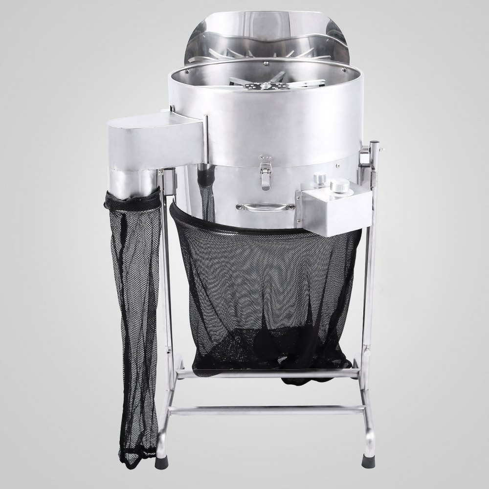 VEVOR Cortador de Brotes y Plantas Eléctrico 45,72 CM Cortador de Brotes y Plantas Eléctrico de Acero Inoxidable de Tres Velocidades Manicuradora Automática Peladora Table Trimmer
