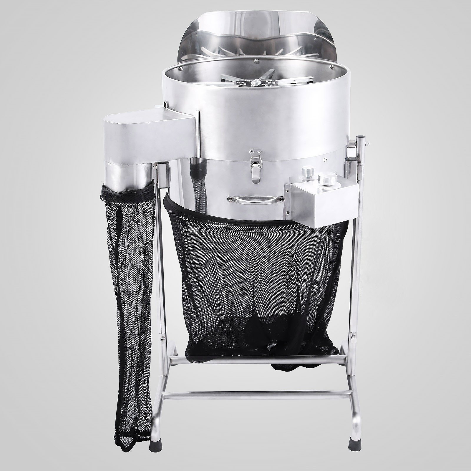 VEVOR Cortador de Brotes y Plantas Eléctrico 45,72 CM Cortador de Brotes y Plantas Eléctrico de Acero Inoxidable de Tres Velocidades Manicuradora Automática Peladora Table Trimmer