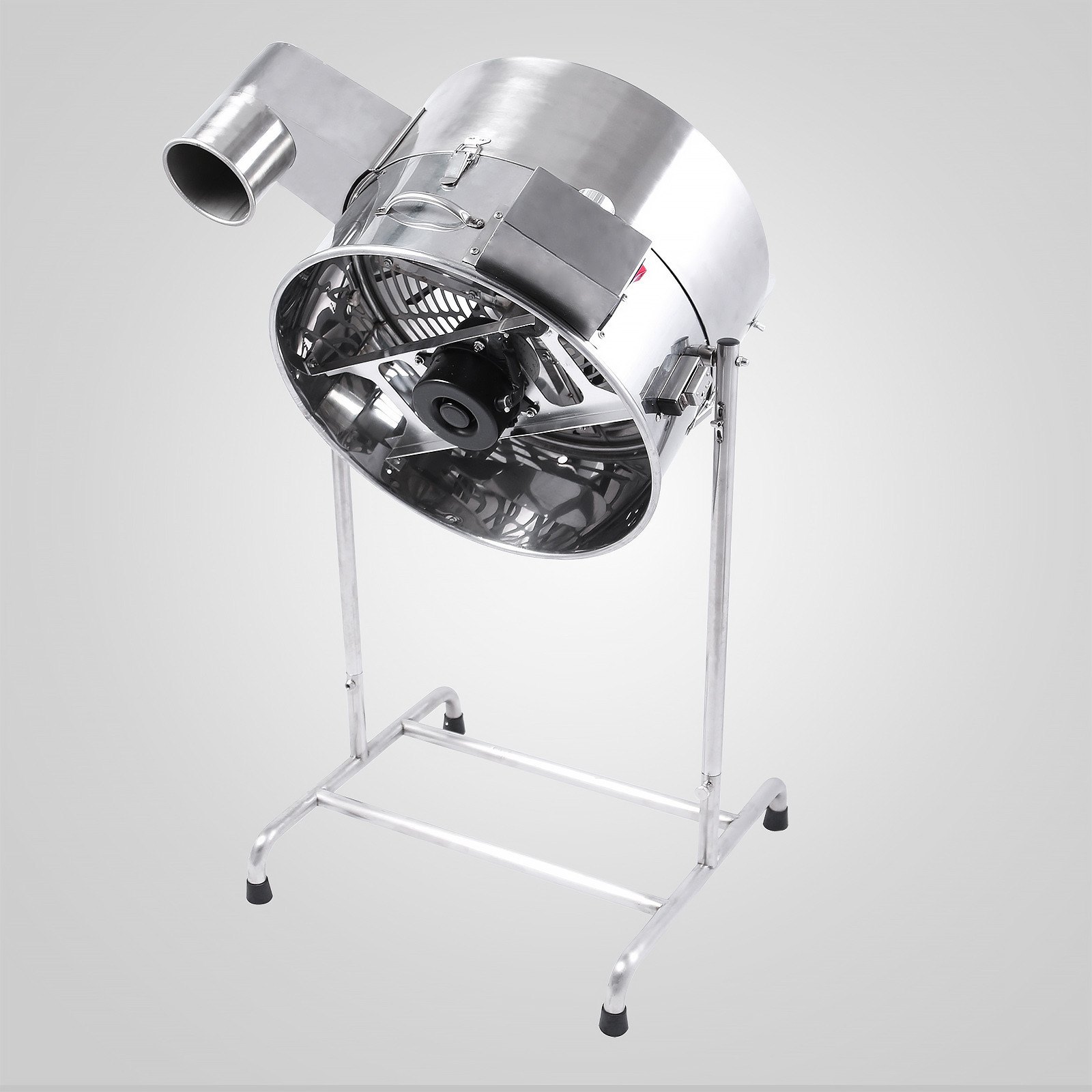 VEVOR Cortador de Brotes y Plantas Eléctrico 45,72 CM Cortador de Brotes y Plantas Eléctrico de Acero Inoxidable de Tres Velocidades Manicuradora Automática Peladora Table Trimmer