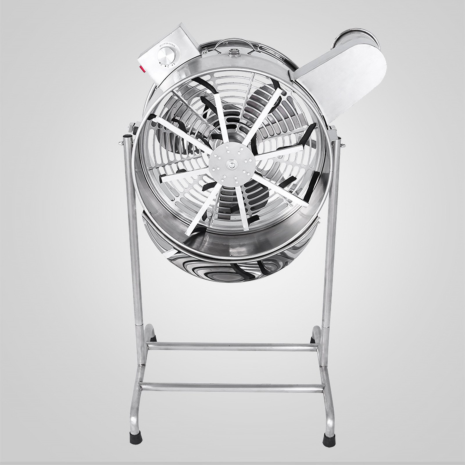 VEVOR Cortador de Brotes y Plantas Eléctrico 45,72 CM Cortador de Brotes y Plantas Eléctrico de Acero Inoxidable de Tres Velocidades Manicuradora Automática Peladora Table Trimmer