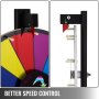 18" Rueda Premio Color Prize Wheel Spinnig Game Ajustable Fortuna Lotería