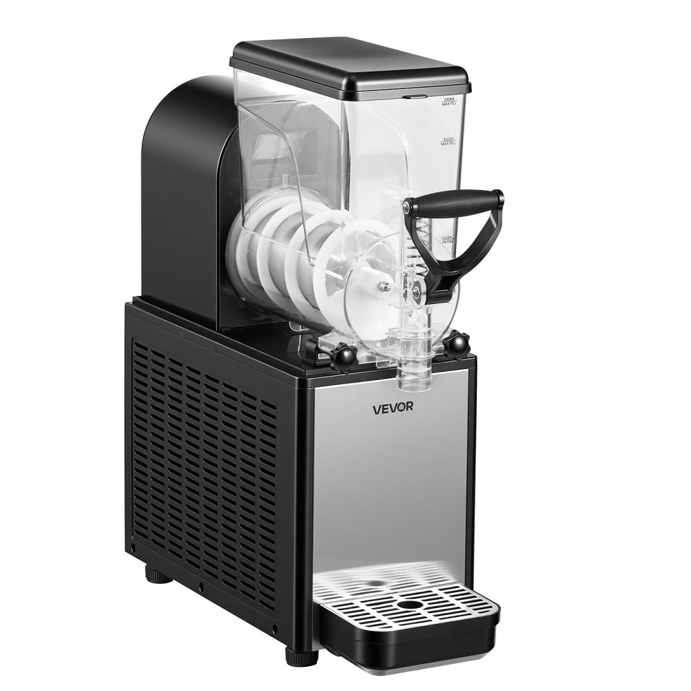 VEVOR Máquina para Hacer Granizados con Un Tanque de 6 L, Máquina de Granizado para Bebidas Congeladas, con Autolimpieza, para Hacer Margaritas, Frappés, Batidos, para Restaurantes, Bares, Fiestas
