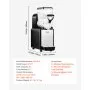 VEVOR Máquina para Hacer Granizados con Un Tanque de 6 L, Máquina de Granizado para Bebidas Congeladas, con Autolimpieza, para Hacer Margaritas, Frappés, Batidos, para Restaurantes, Bares, Fiestas