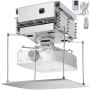 VEVOR Elevador de Proyector para Techo, 1 m Soporte de Proyector para Techo, 500 x 500 x 350 mm Elevador Eléctrico para Proyector, 30 kg Proyector Lift, con Control Remoto Inalámbrico para Reuniones