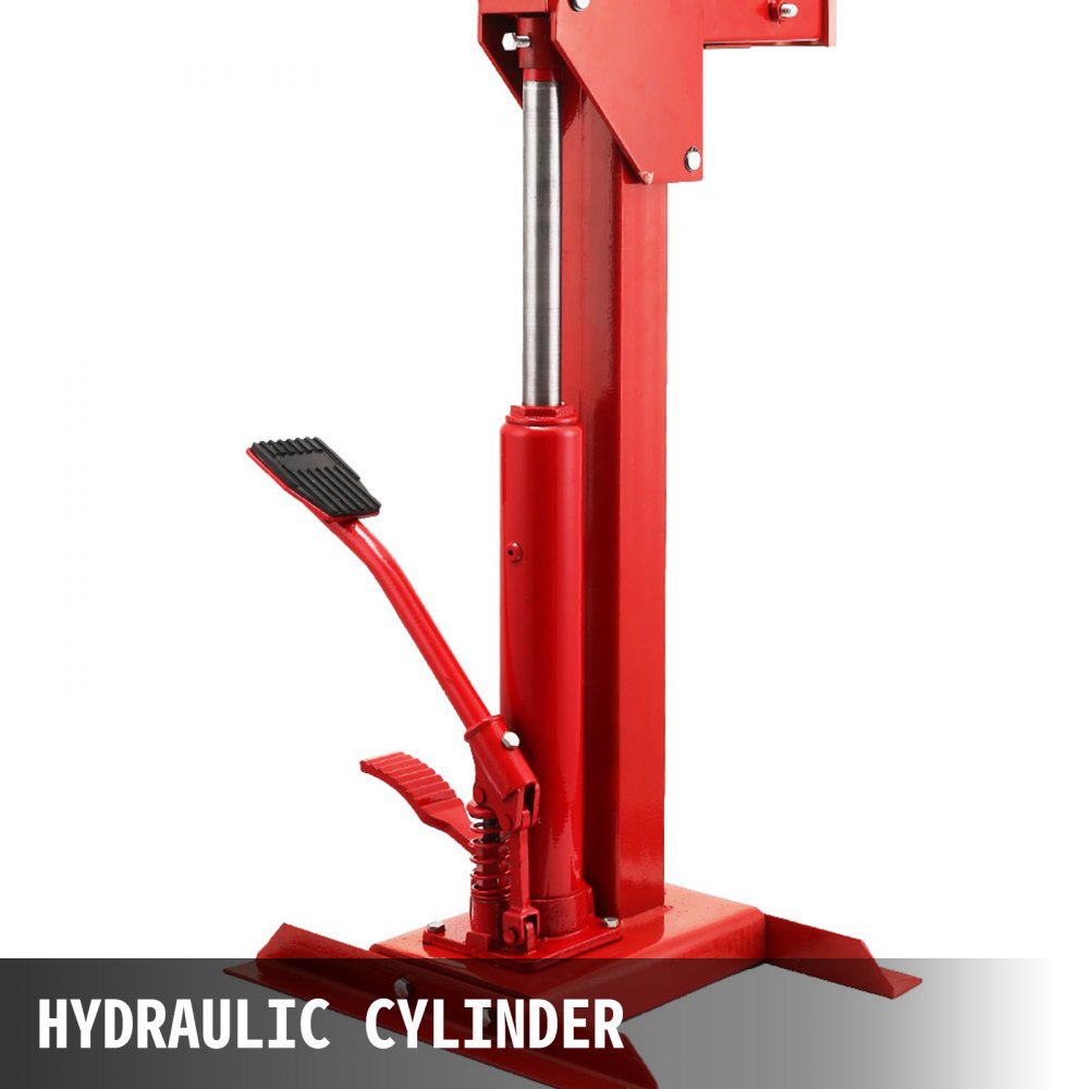 VEVOR Compresor del Resorte Helicoidal 1T, Compresor del Resorte Hidráulico 1T, Compresor de Muelles, Compresor de Muelles Helicoidales, Compresor del Resorte Rojo, para Automóviles, Furgonetas