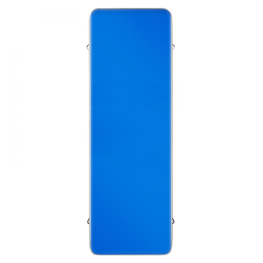 Alfombrilla Hinchable Colchoneta Inflable 300x100x20CM Pista de Aire para Gimnasia para Yoga Entrenamiento Azul con Bomba Electrica