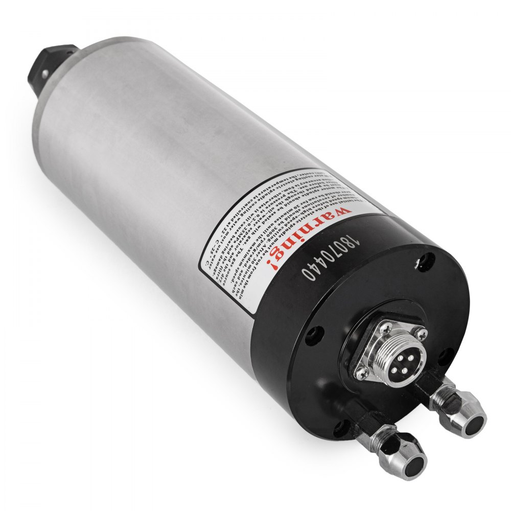 VEVOR Kit de Motor de Husillo de Fresado Refrigerado por Agua 2.2 KW Convertidor de Frecuencia, Motor de Husillo con Convertidor de Frecuencia, Kit de Fresa para control de Velocidad de Máquina