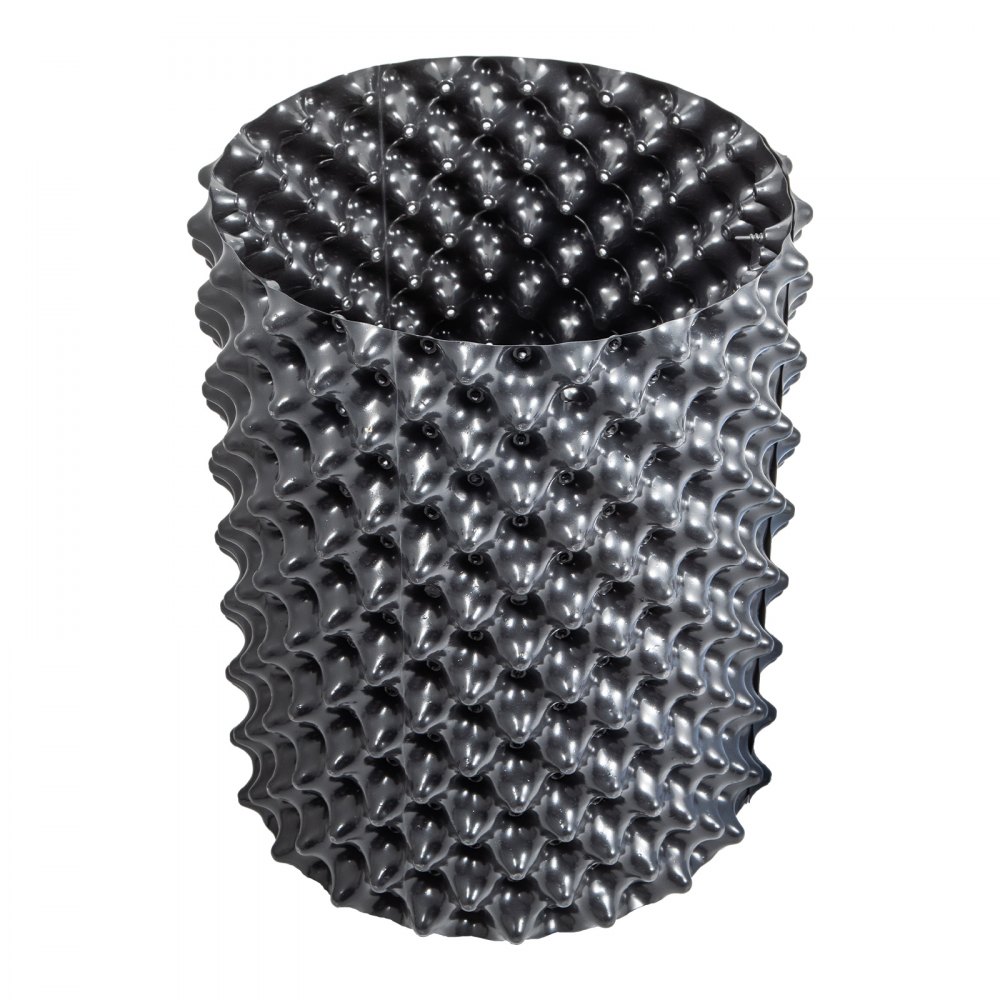 VEVOR Maceta de Raíz de Aire 6 PCS Contenedor de Poda de Raíz 2,5 Galones / 9,5 L Contenedor de Poda de Raíz de Aire 20 x 30 cm Contenedor de Crecimiento Rápido de Raíces Negro para Invernadero Jardín