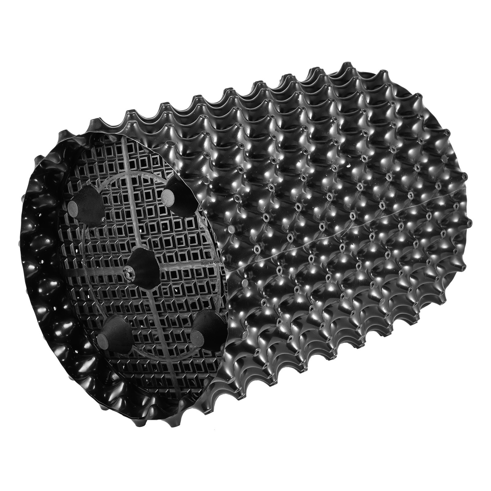 VEVOR Maceta de Raíz de Aire 6 PCS Contenedor de Poda de Raíz 2,5 Galones / 9,5 L Contenedor de Poda de Raíz de Aire 20 x 30 cm Contenedor de Crecimiento Rápido de Raíces Negro para Invernadero Jardín