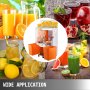 VEVOR Exprimidor de Naranjas,120W, Máquina Automática Comercial, 20 Naranjas/min, Exprimidor Eléctrico de Naranjas Comercial, 45x34x78.5cm, Exprimidor Naranjas Zumo Industrial, 42 kg