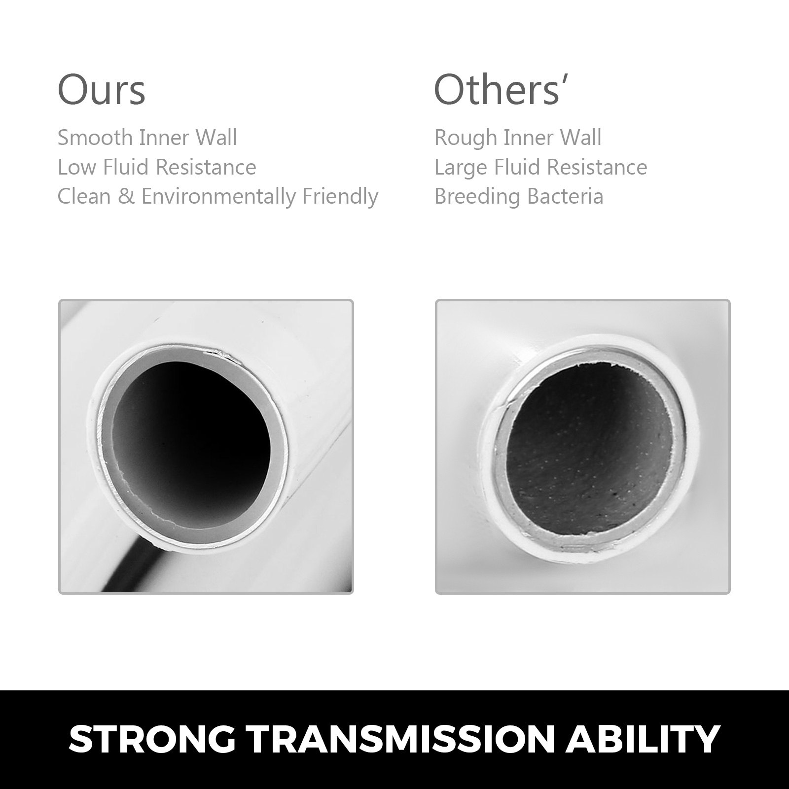 VEVOR Tubería Suelo Radiante 200 m, Pex al Pex Tubo de Aluminio Temperatura 10~95 ℃, Tubo Pex al Pex, Tubería Multicapa Tubería de Oxígeno-Calefacción para Calefacción de Suelos Radiantes Color Blanco