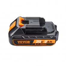 Batería de repuesto de litio VEVOR 20V 2Ah para herramientas eléctricas VEVOR