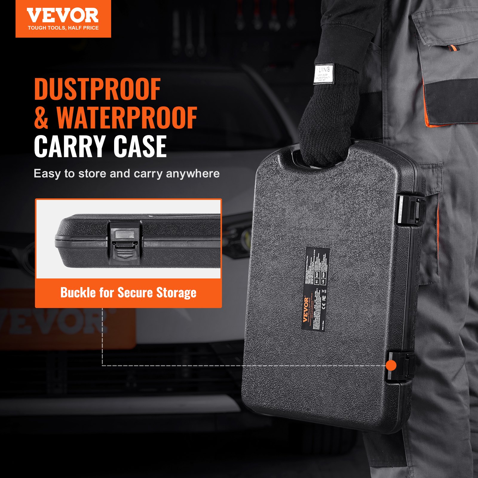 VEVOR Báscula de Refrigerante HVAC 100 kg Báscula de Carga de Refrigerante Freón con Control Remoto con Cable Báscula de Peso de Recuperación Digital Electrónica de Alta Precisión de 5 g con Estuche