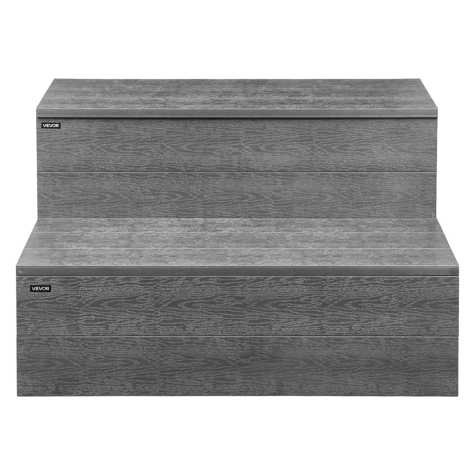 VEVOR Escalera de Piscina de 2 Peldaños para Bañera, con Sistema HIPS para Piscinas Elevadas/Inflables con Carga de 272,16 kg, Versátil para Porches, Patios y Autocaravanas, 635 x 540 x 380 mm