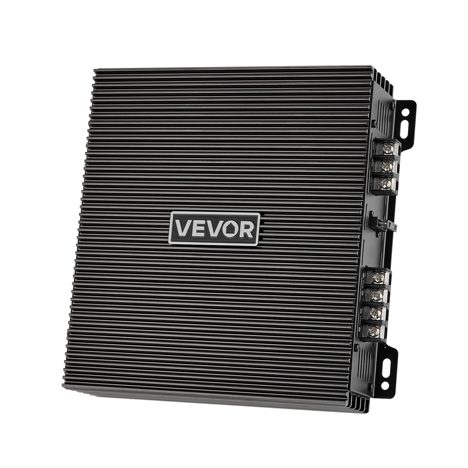 VEVOR Amplificador para Automóvil 2 Canales Clase AB Máximo 2 x 300W a 4 ohmios y 2 x 600W a 2 ohmios, Amplificador Estéreo de Audio para Coche Puenteable para Vehículo Todoterreno Sedán SUV Camioneta