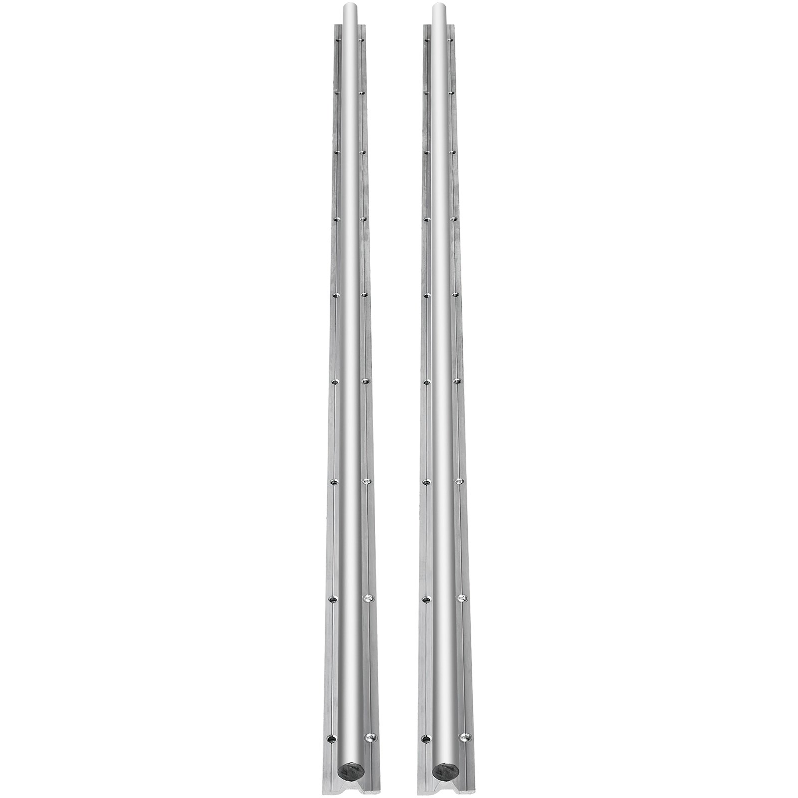 VEVOR Guia Lineal Carriles de Deslizamiento Lineal y Bloques 2 Piezas de Ejes SBR20 y 4 Bloques de Cojinete SBR20UU Juego Guías de Rodamiento Lineal