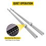 VEVOR Guia Lineal 2 X SBR20 1800mm Riel Lineal 20mm Eje Totalmente Soportado Varilla 4 SBR20UU Bloque
