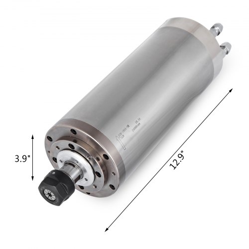 VEVOR Kit de Motor del Husillo Refrigerado por Agua 3KW ER20 8000-24000 r/min + Variador de Frecuencia VFD 4HP 3KW 13A VFD Combinación Eficiente Motor del Husillo CNC y Convertidor de Frecuencia VFD