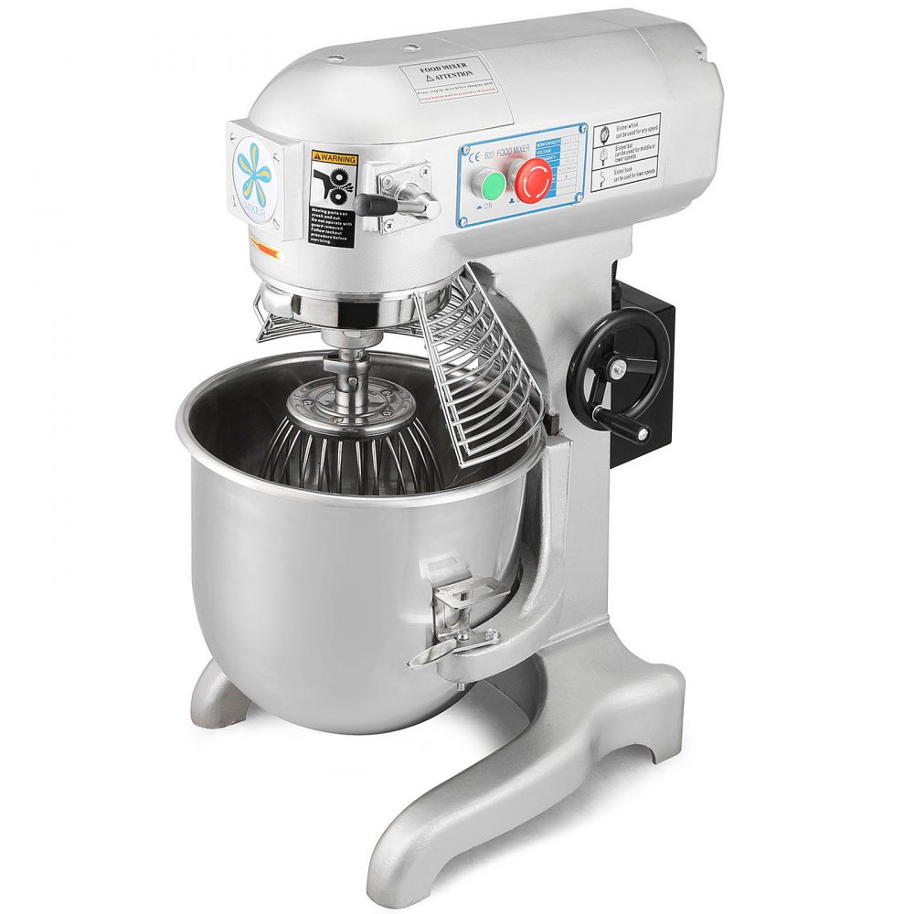 Batidora Amasadora Vevor Artisan 30l 1100w Robot De Cocina - Plata