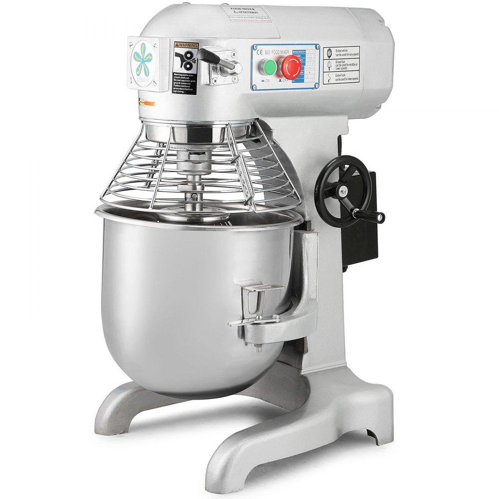Batidora Amasadora Vevor Artisan 30l 1100w Robot De Cocina - Plata