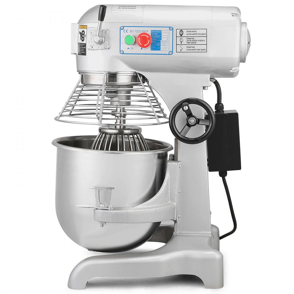 Batidora Amasadora Vevor Artisan 30l 1100w Robot De Cocina - Plata