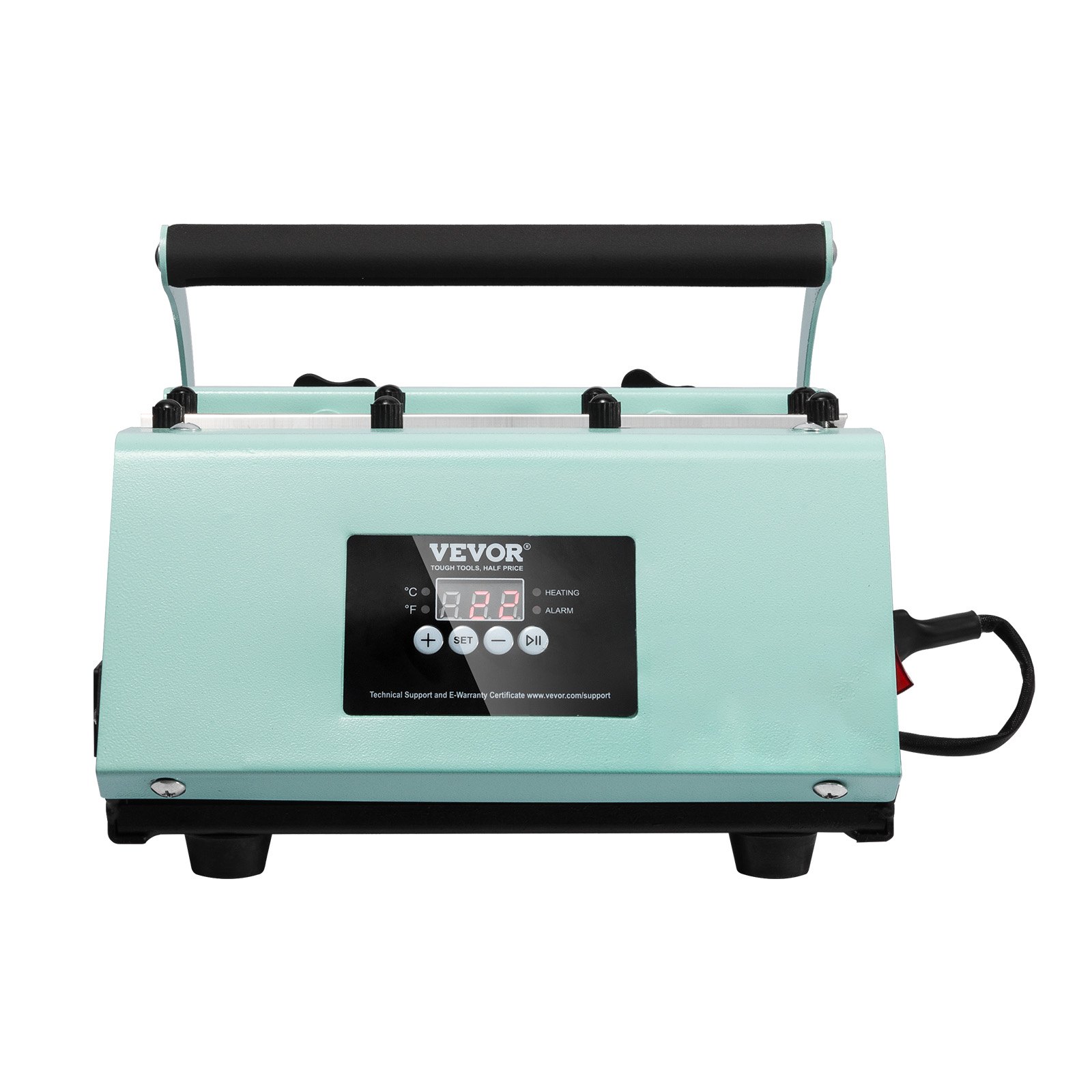 VEVOR Prensa de Calor para Tazas, Prensa de Impresión de Tazas con 8 Tazas Sublimables en Blanco de 59cl, Máquina de Sublimación de Capacidad de 32,5-89cl con Papel de Transferencia de Calor, Guantes