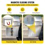 VEVOR Puerta de la cocina al aire libre Puerta de barbacoa 30x21 Pulgadas con Revestimiento y Ventilación Perfecto para Cocinas Al Aire Libre