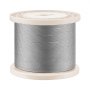VEVOR Cuerda de Cable de Alambre de Acero Inoxidable T316 300 m, Cable de Acero de Alta Resistencia, Construcción de Cable de Alambre 1 x 19 para Aparejo y Elevación, Diámetro del Cable 3,2 mm