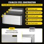 VEVOR Puerta de La Cocina Al Aire Libre Puerta de BBQ 36 Pulgadas Con Estante de Acero Inoxidable Perfecto para Cocinas Al Aire Libre y Condiciones Climáticas, Llueva o Truene